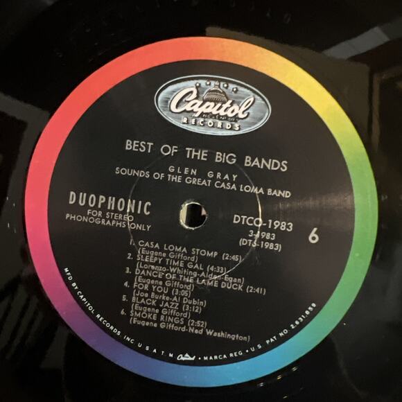 BEST OF THE BIG BANDS 3X VINYL LP ALBUM 1963 CAPITOL RECORDS VARIOUS ARTISTS EX - Picture 8 of 16